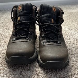 Columbia Men’s Dark Brown and Black Waterproof Trail Boots